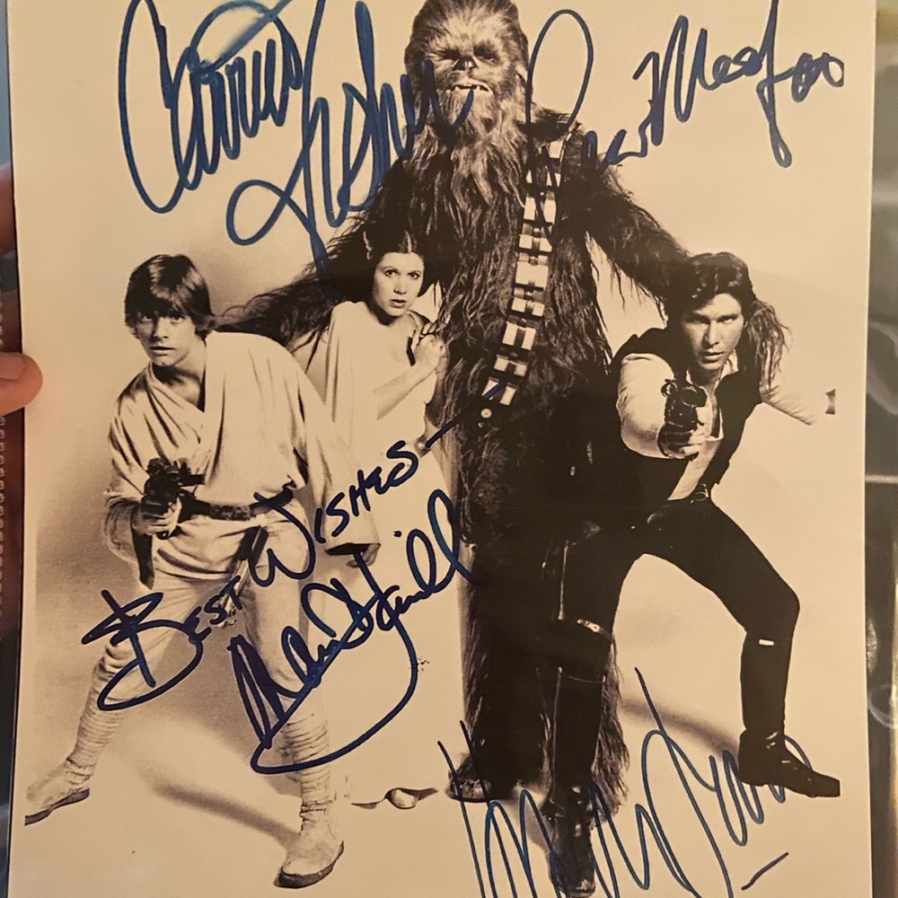 Starwars cast signed (reprints) ✍🏼